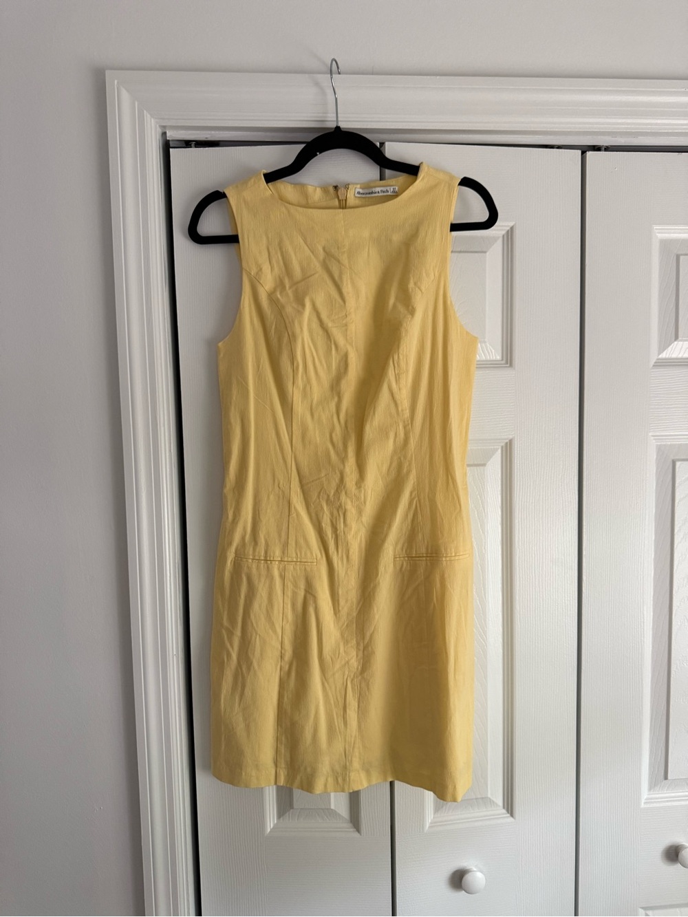 Abercrombie & Fitch Sunny Yellow Sleeveless Mini Dress